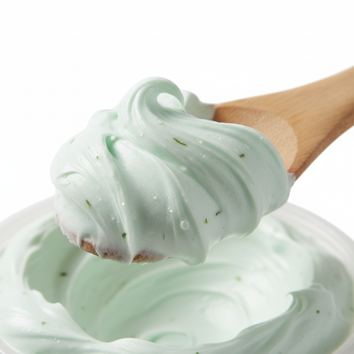 Cucumber Mint Whipped Body Butter - texture close-up