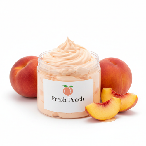 Fresh Peach Whipped Body Butter - Angle