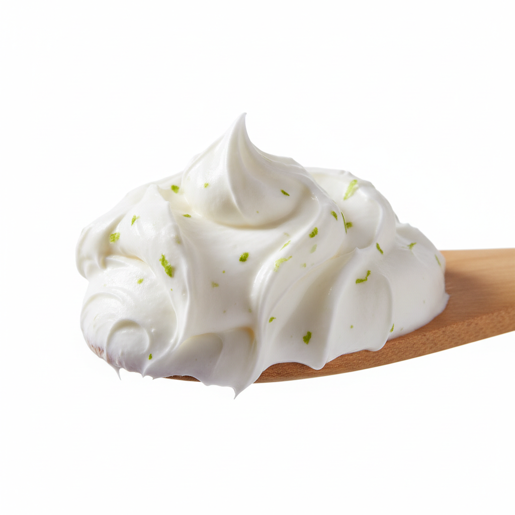 Coconut Lime Verbena Whipped Body Butter - texture close-up