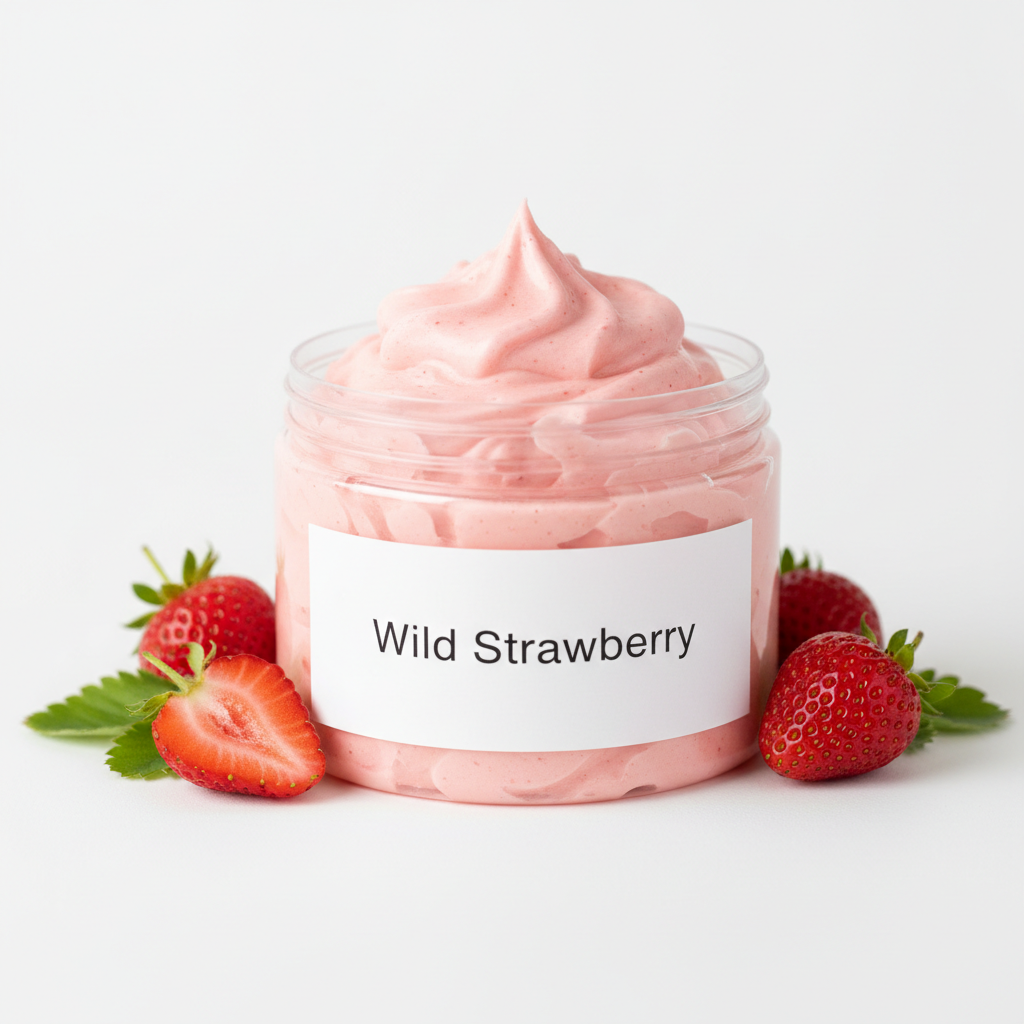 Wild Strawberry Whipped Body Butter - Angle