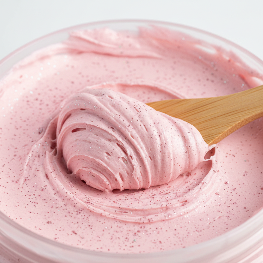 Fresh Cut Roses Whipped Body Butter - Texture with Colorant