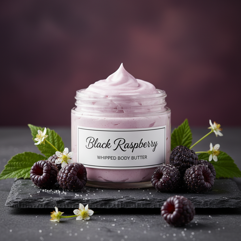 Black Raspberry Whipped Body Butter - lifestyle