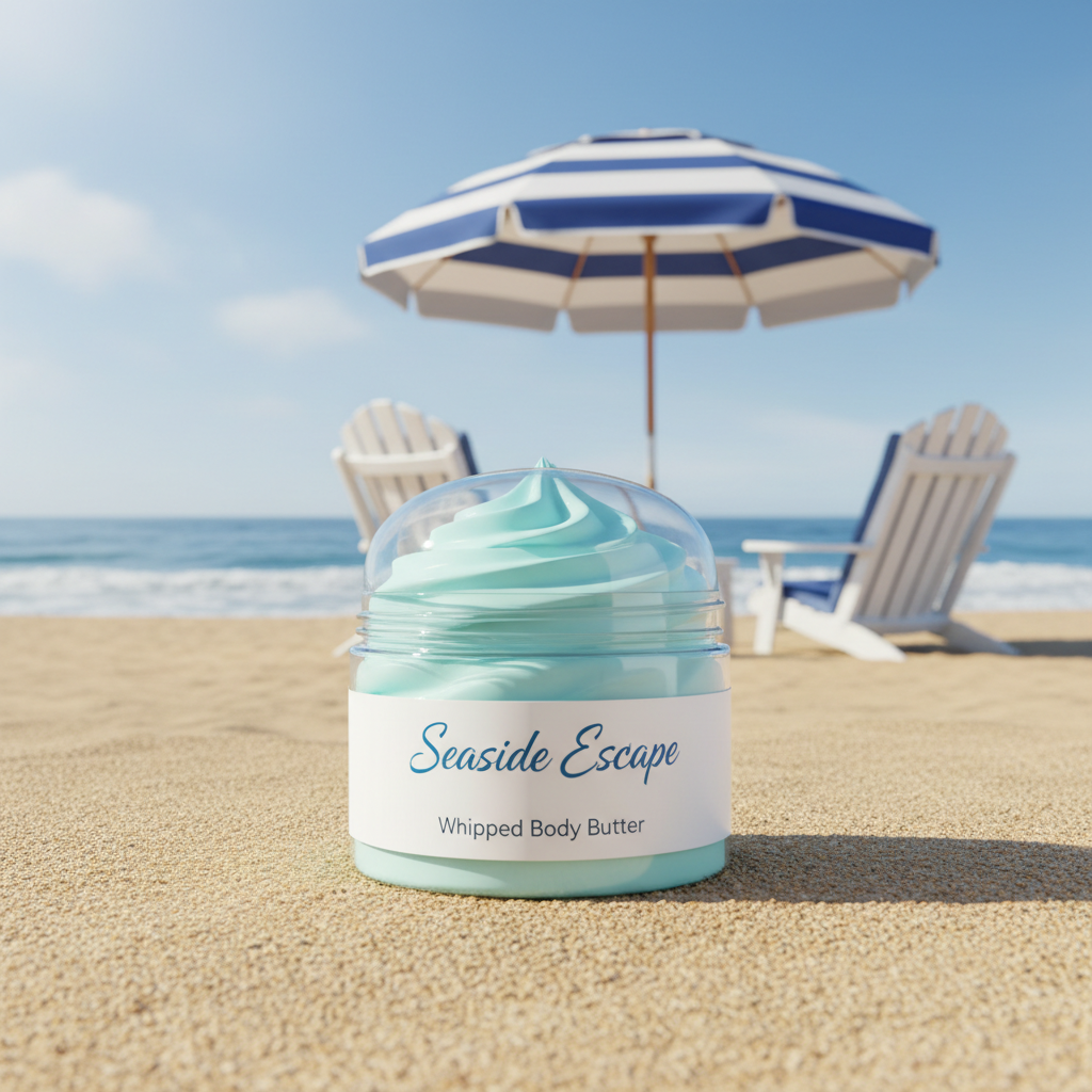 Seaside Escape Whipped Body Butter - Beach Scene
