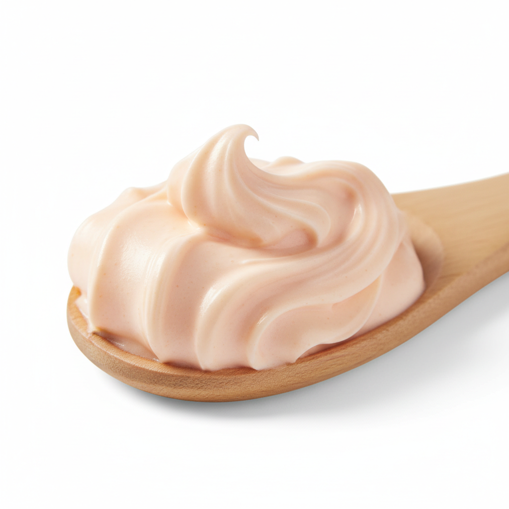 Fresh Peach Whipped Body Butter - texture close-up