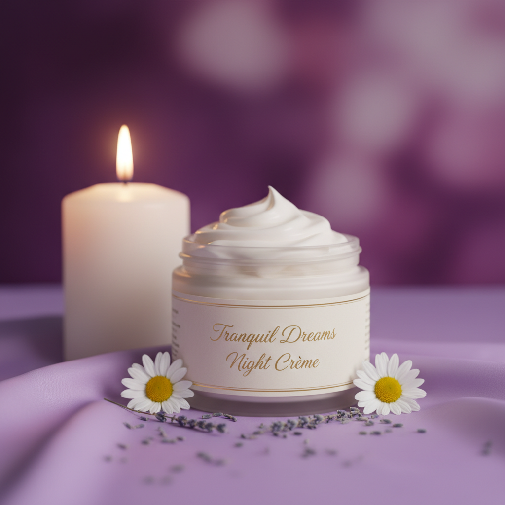 Chamomile & Lavender Tranquil Night Crème - lifestyle