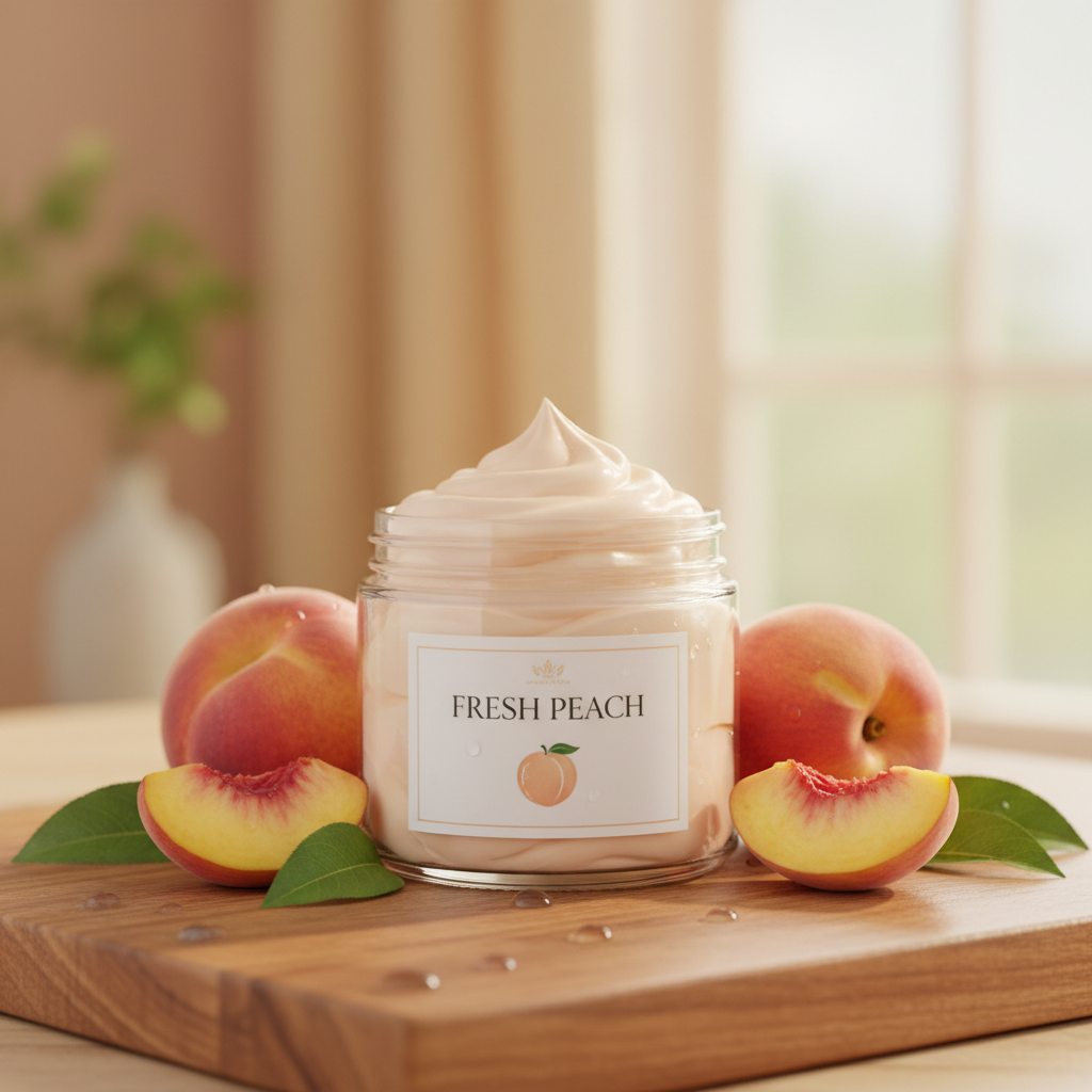 Fresh Peach Whipped Body Butter - lifestyle