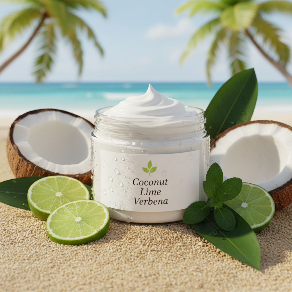 Coconut Lime Verbena Whipped Body Butter - lifestyle