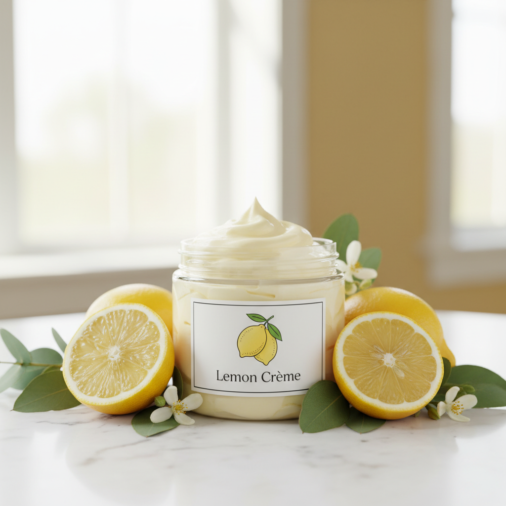 Lemon Creme Whipped Body Butter - lifestyle