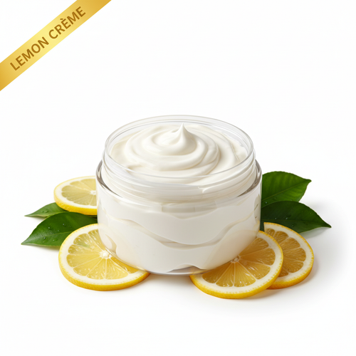 Lemon Creme Body Butter - Clear Jar