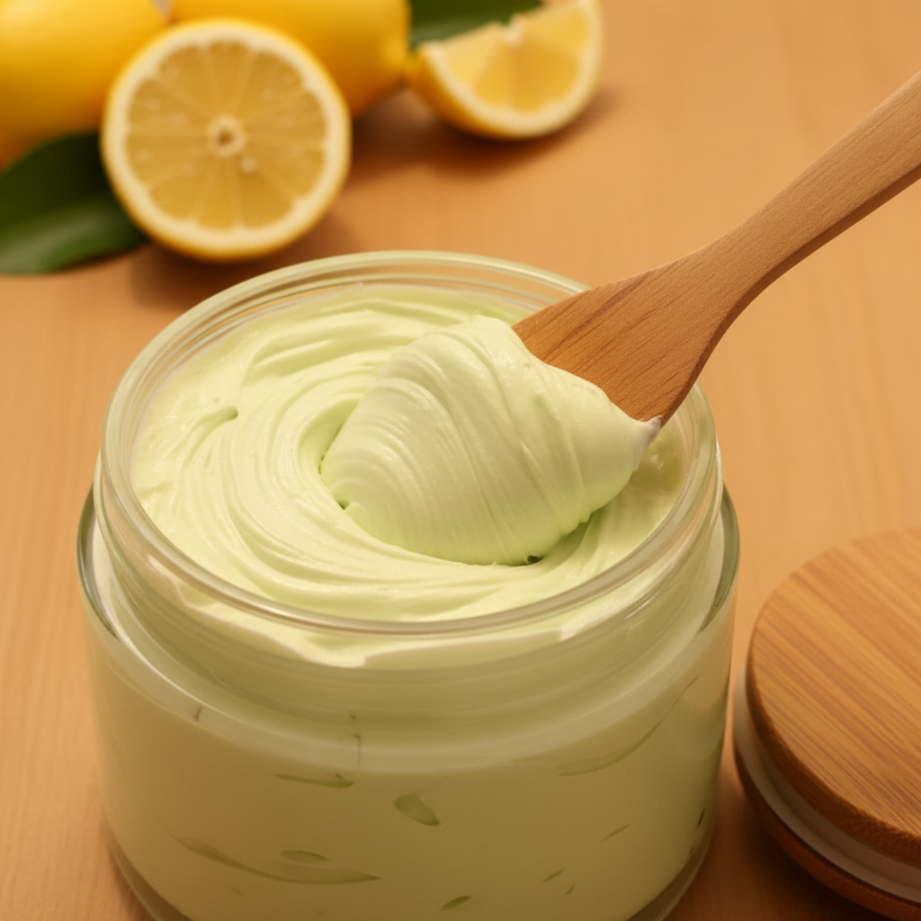 Lemon Creme Body Butter Texture